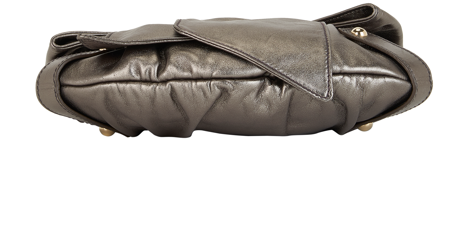 Bow Bag, &pound;350, Handbags, Grey, Leather, Top view